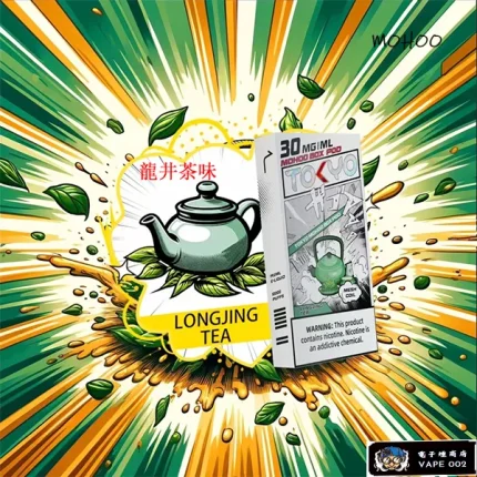 【龍井茶味】東京魔盒菸彈 10000口 3顆装可抽10天 12ml 買3送主機